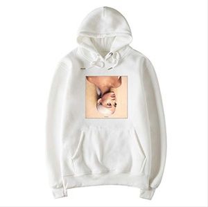 an oversized ariana grande hoodie